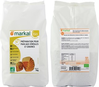 Markal Farine pour pain aux cereales bio 1kg - 1155